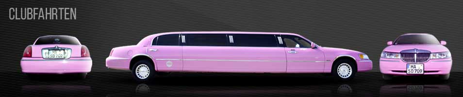 Lincoln Stretch-Limousine in Pink
