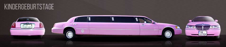 Lincoln Stretch-Limousine in Pink